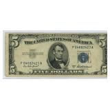 1953-A $5 U.S. Silver Certificate