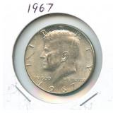 1967 Silver Kennedy Half Dollar