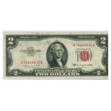1953-B $2 Red Seal Legal Tender U.S. Note