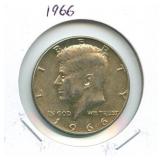 1966 Silver Kennedy Half Dollar