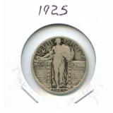 1925 Standing Liberty Silver Quarter