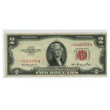 1953 $2 "Star Note" Red Seal Legal Tender U.S.