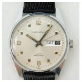Vintage Caravelle Menï¿½s Manual Wind Day Date