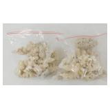 ** (2) 1 Gallon Size Bags with Real Coral
