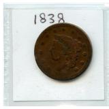1838 U.S. Large Cent