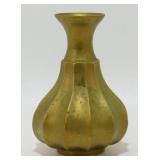 Vintage Heavy Solid Brass Vase