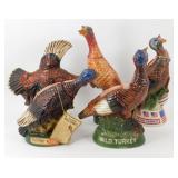 ** Five Austin Nichols Wild Turkey Decanters 185: