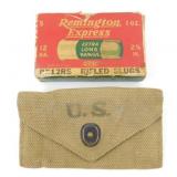* WWII U.S. Army Bandage Pouch, Vintage Box of