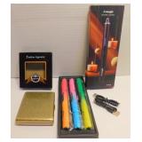 New Electric Arc Lighters & Cigarette Case