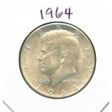 1964 Kennedy Silver Half Dollar