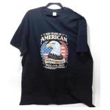 Black T-Shirt with Logo on It - New