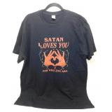 Black T-Shirt with Logo on It - New