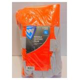 3 New Pairs Leather Palm Work Gloves (XL)