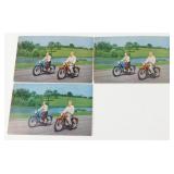 3 Unused 1951 Harley-Davidson 125 Motorcycle