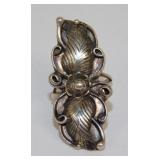 Sterling Silver Southwest Navajo Style Ring, Size