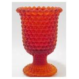 * MCM Smaller Amberina Hobnail Vase