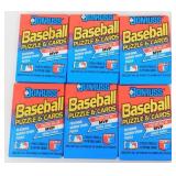 6 Sealed Wax Packs of 1989 Donruss Baseball Cards