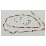 Napier Gemstone Necklace  -  30"
