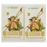 1942 & 1941 Boy Scout Vintage Record / Cards