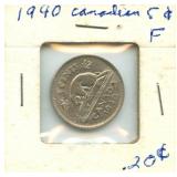 1940 Canada 5 Cents