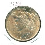 1922 Peace Silver Dollar