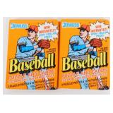 2 Sealed Wax Packs 1990 Donruss Baseball Cards -