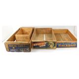 * 4 Vintage Crates