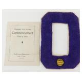 1945 Onalaska Letter & Commencement Program