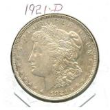 1921-D Morgan Silver Dollar