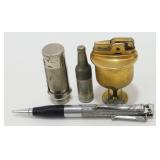 Vintage Lighters and Match Safe - Untested