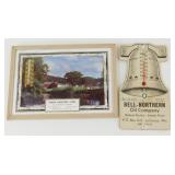 2 Vintage Collectible Advertising Thermometers