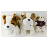 3 Plush Mack Bulldogs