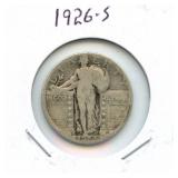 1926-S Standing Liberty Silver Quarter