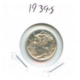 1939-S Mercury Silver Dime
