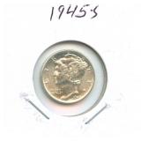 1945-S Mercury Silver Dime