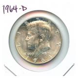 1964-D Kennedy Silver Half Dollar