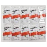 Lot of 10 Brand New Energizer 371 Batteries