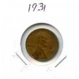1931 Lincoln Wheat Cent