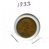 1933 Lincoln Wheat Cent