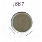 1887 Liberty Nickel