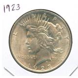 1923 Peace Silver Dollar