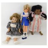 * 3 Vintage Dolls including Madame Alexander