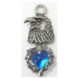 Pewter Eagle Pendant - Weighs 18.4-grams with