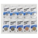 Lot of 10 Brand New 3V  Lithium Batteries, 5 Each