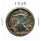 1989 U.S. Silver Eagle ASE - 1 oz Fine Silver