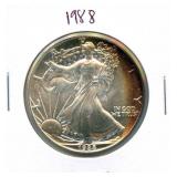 1988 U.S. Silver Eagle ASE - 1 oz Fine Silver