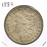 1882 Morgan Silver Dollar