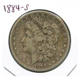 1884-S Morgan Silver Dollar