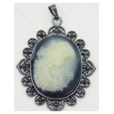 Cameo Pendant with Very Intricate Design