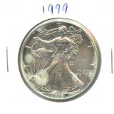 1999 U.S. Silver Eagle ASE - 1 oz Fine Silver